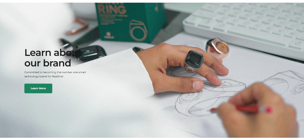 Worship with a noorrings smart zikr ring